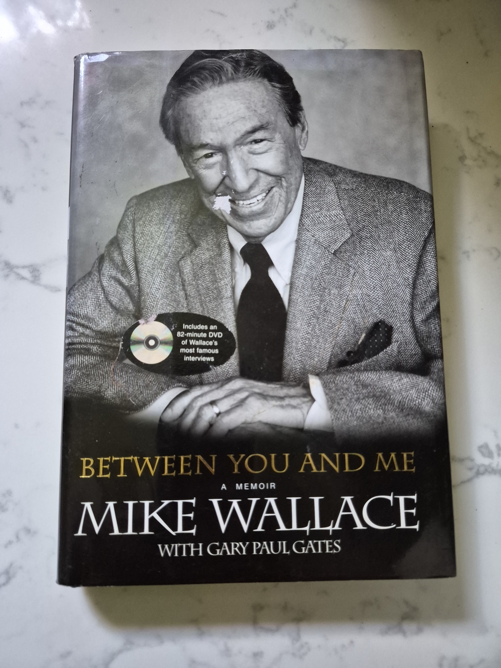 Between You and Me Memoir -With 82- Minute DVD. 292 Pages Black Hardcover